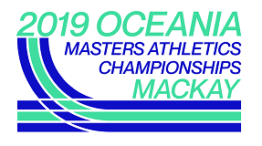 2019 Oceania Masters Mackay logo